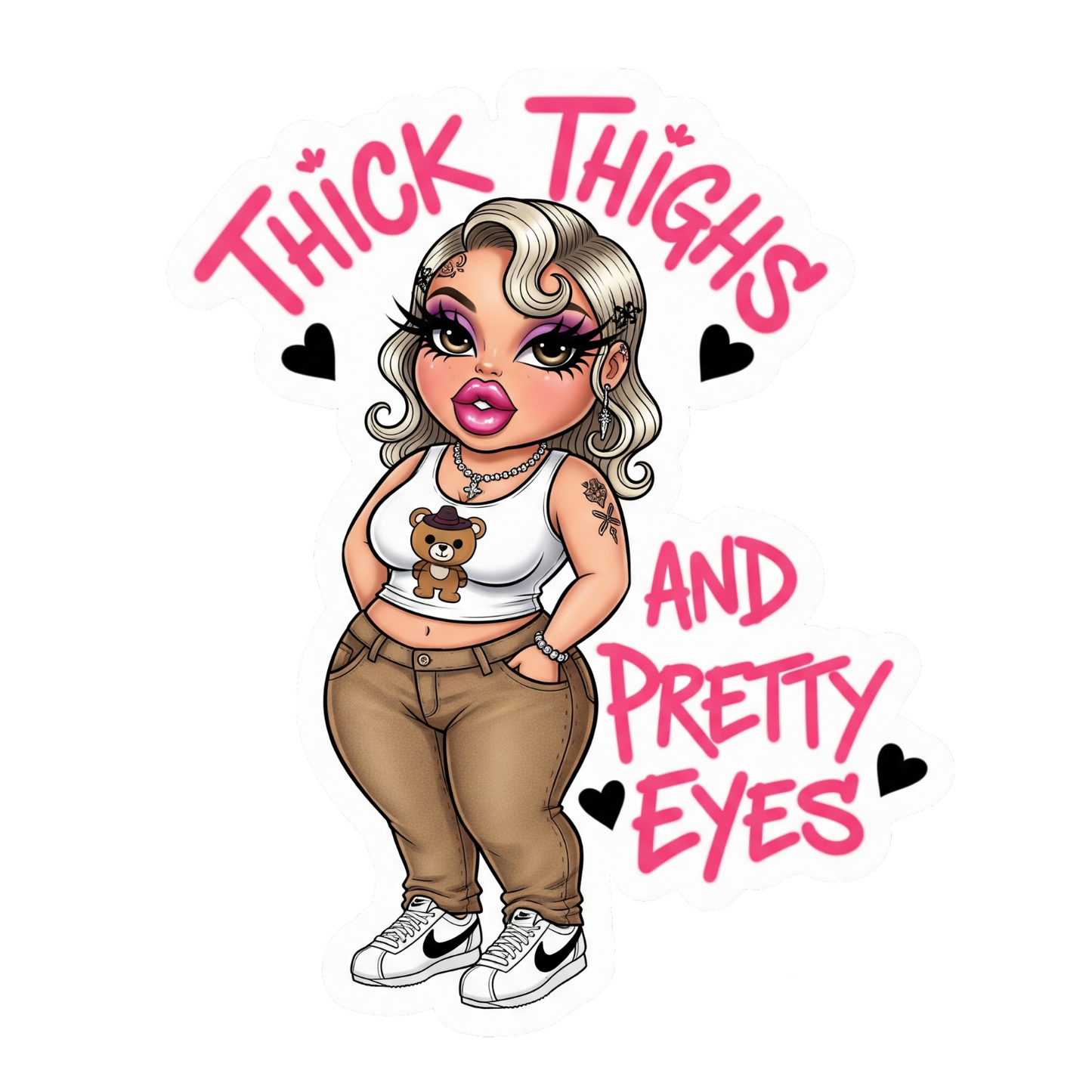 Thick Thighs and Pretty Eyes