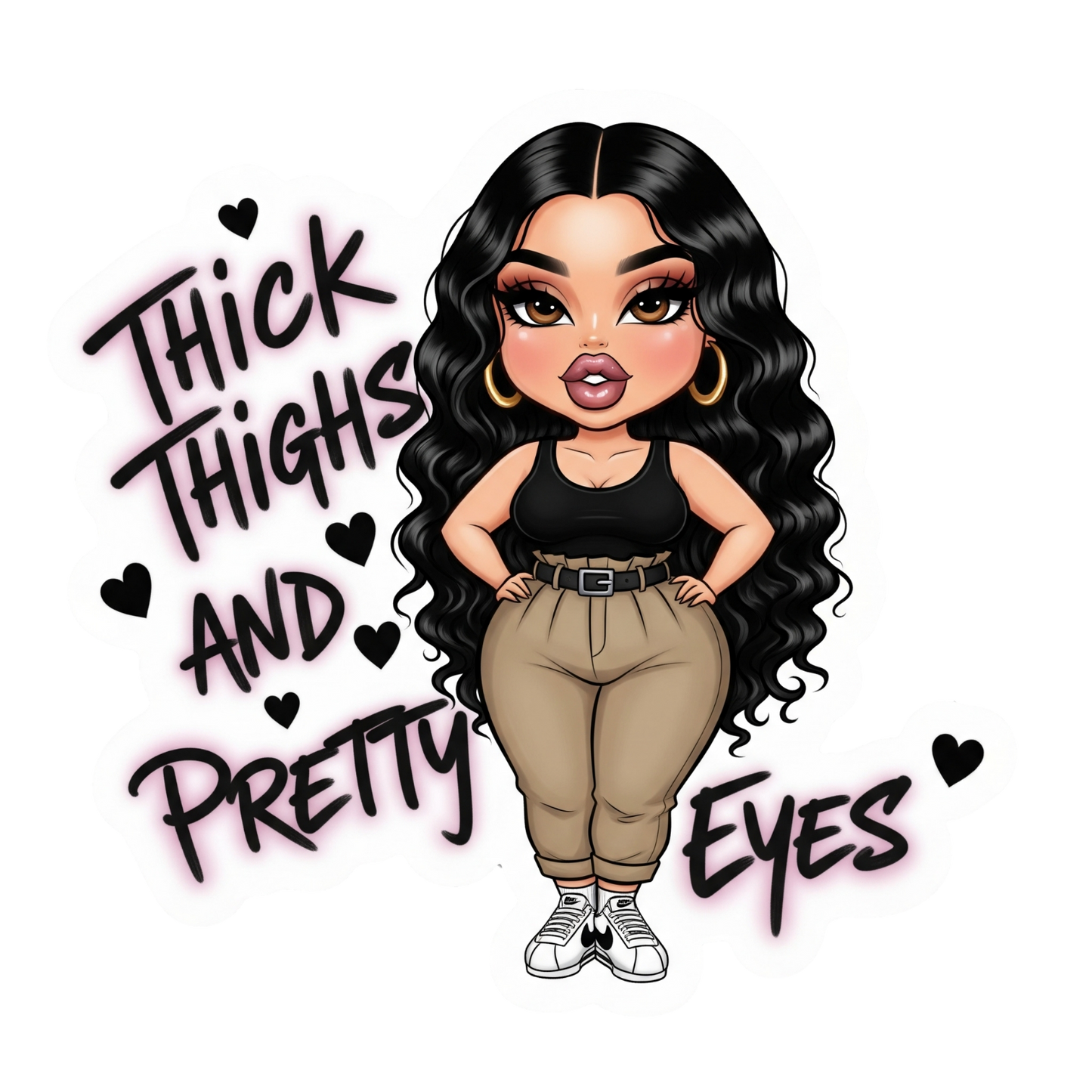 Thick Thighs and Pretty Eyes