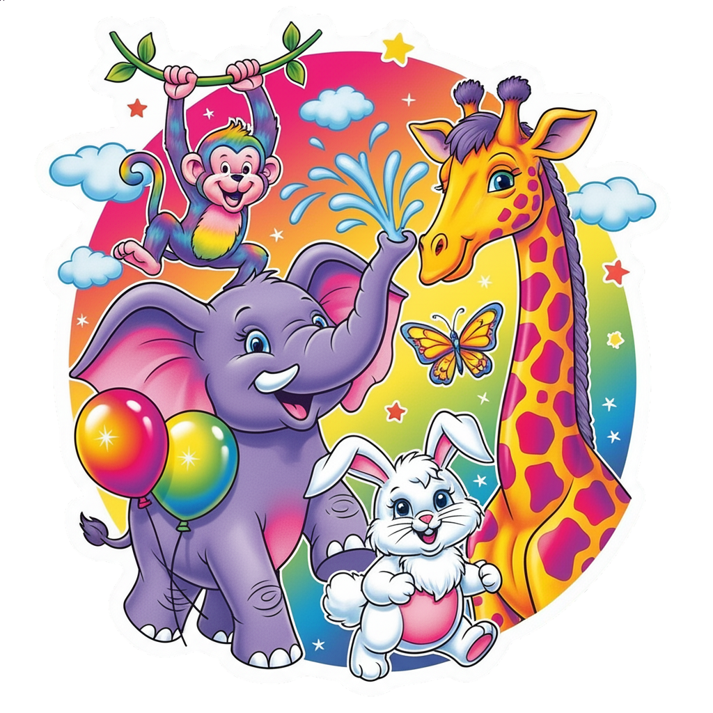 Lisa Frank Inspired