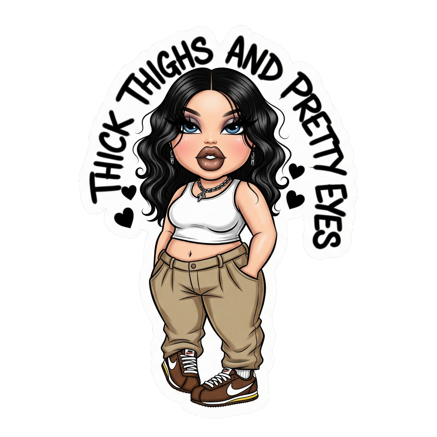 Thick Thighs and Pretty Eyes