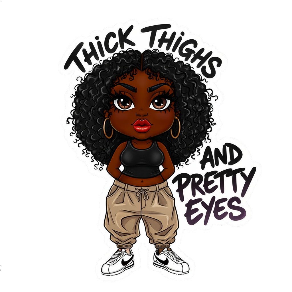 Thick Thighs and Pretty Eyes