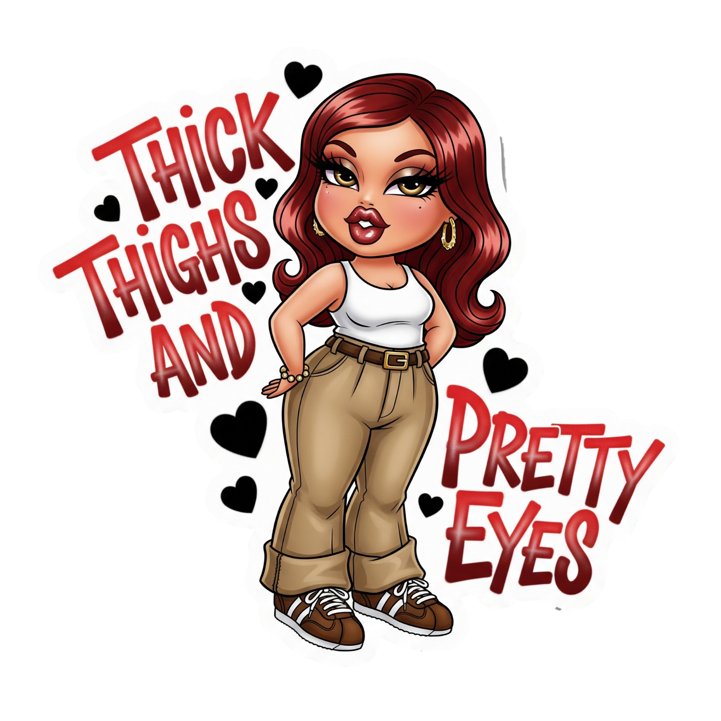 Thick Thighs and Pretty Eyes