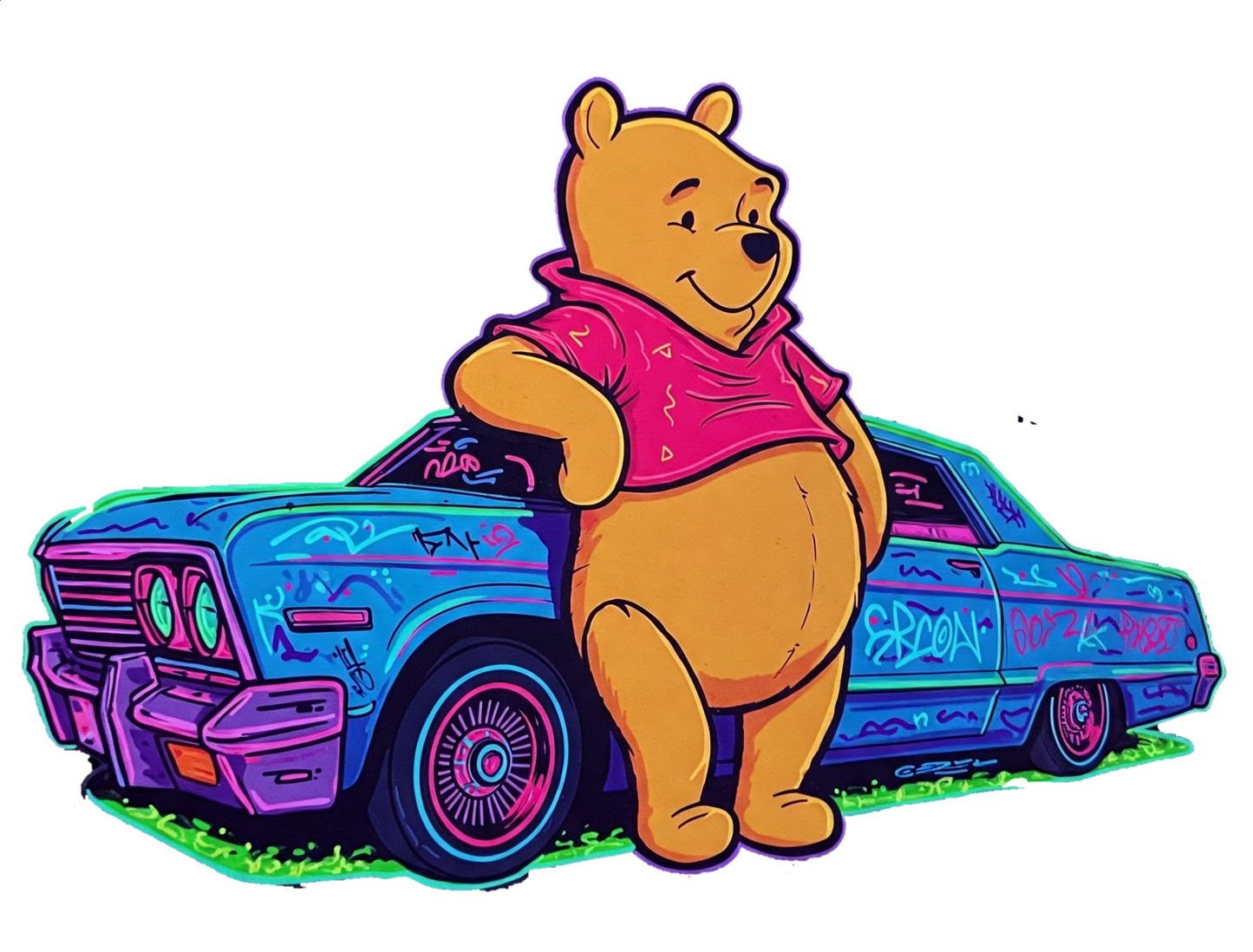 Pooh and friends