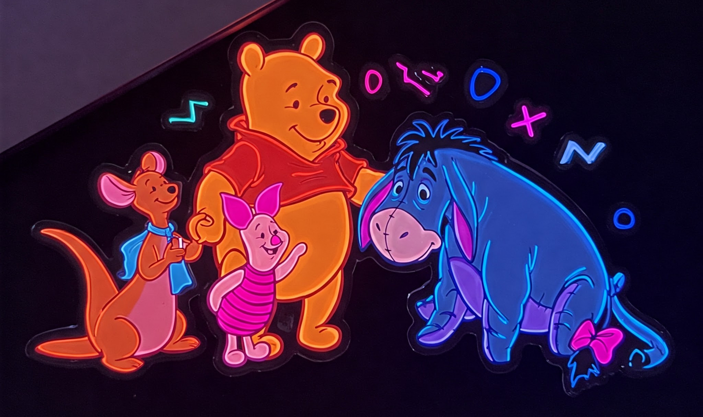 Pooh and friends